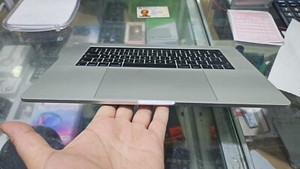 Macbook Pro 15" 2016 2017 A1707 Topcase Trackpad Tastatur Silber #T489