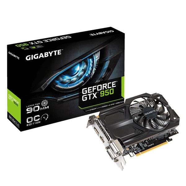 Видеокарта pci-E 2048мб gigabyte gv-n950oc-2gd (geforce gtx 950, ddr5, 2xdvi, hdmi, dp) #2 (4719331330231)