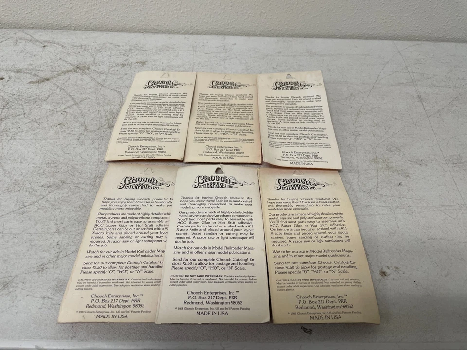 Lote de 6 Muro de contención exterior reforzado Chooch Enterprises escala N 9538/9506 Foto 2 de 4