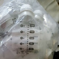 Tommee Tippee 30 Breast Milk, pump-n-go Pouches, screw on caps sealed,no box 
