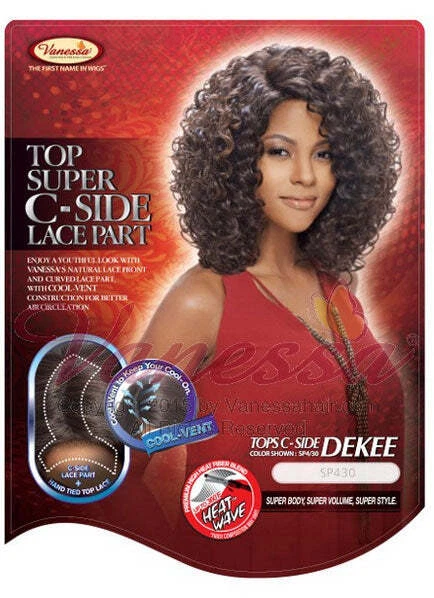 Vanessa Top Super C Side Synthetic Lace Part Wig - DEKEE - Image 3 of 4