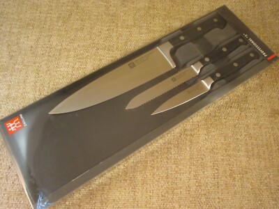 Zwilling J. A. Henckels Professional 's' 3 piece Starter Knife Set - NIB