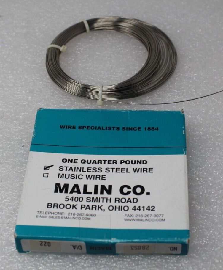 Malin Co 28853.022 dia Soft Stainless Steel Wire eBay