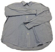 Chaps Easy Care Men's XL/TG/EG Striped Long Sleeve Button Down Shirt