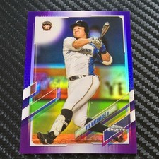 2021 Topps Chrome NPB #170 Ryo Watanabe Purple Refractor /299