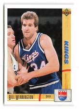 1991-92 Upper Deck #399 Bill Wennington Sacramento Kings