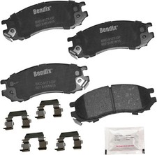 Bendix Priority 1 Ceramic Brake Pads Set For Saturn Vehicles Oe Replacement