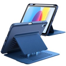 Multi-Angle Stand Case for iPad A16 11th/10th Generation, Ultra-Stable Support