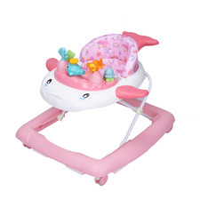 Baby Walker with Wheel 3 Height Adjustable Music  Light for Infant Boys Girls