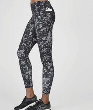 Sweaty Betty Power 7/8 length legging black camo size XS