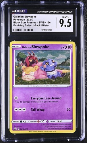 Galarian Slowpoke graded CGC 9.5 for sale on eBay