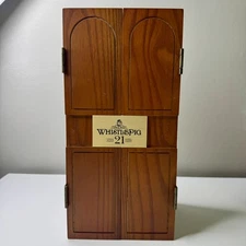 Whistle Pig 21 The Beholden Empty Wood Box Whiskey Collectable