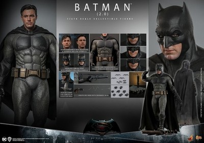 1/6 DC Batman v Superman Dawn of Justice Batman 2.0 Fig Hot Toys