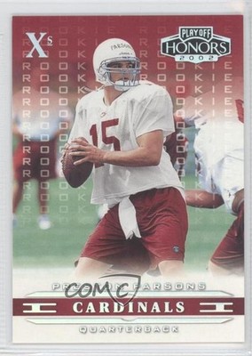 2002 Playoff Honors Rookie Xs 8/50 Preston Parsons #112 Rookie RC 9b4