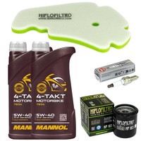 Wartung 2L ÖL Luftfilter ÖLfilter ZüNdkerze FüR Aprilia Scarabeo 250 2006-2010