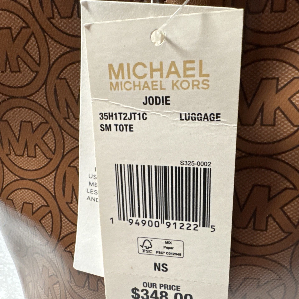 Bolso de Mano MICHAEL KORS Jodie Pequeño Logo Jacquard Bolso de Mano Pequeño Precio de Venta sugerido por el fabricante $348 Nuevo con Etiquetas Foto 2 de 3