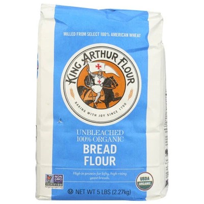 Flour Bread 100% Org Case of 6 X 5 lb By King Arthur