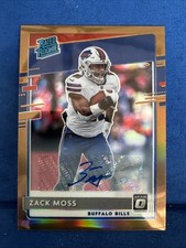 2020 Donruss Optic Zack Moss Rated Rookie Bronze Auto RC – Bills