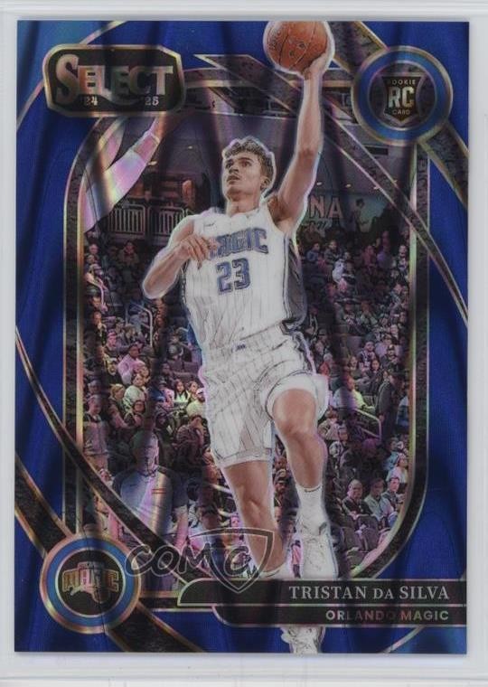 2024 Panini Select Courtside Blue Tectonic Prizm 61/99 Tristan da Silva #272 4jk