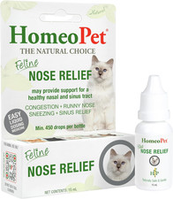 Feline Nose Relief, Safe and Natural Nasal and Sinus Supplement for Cats, 15 Mil