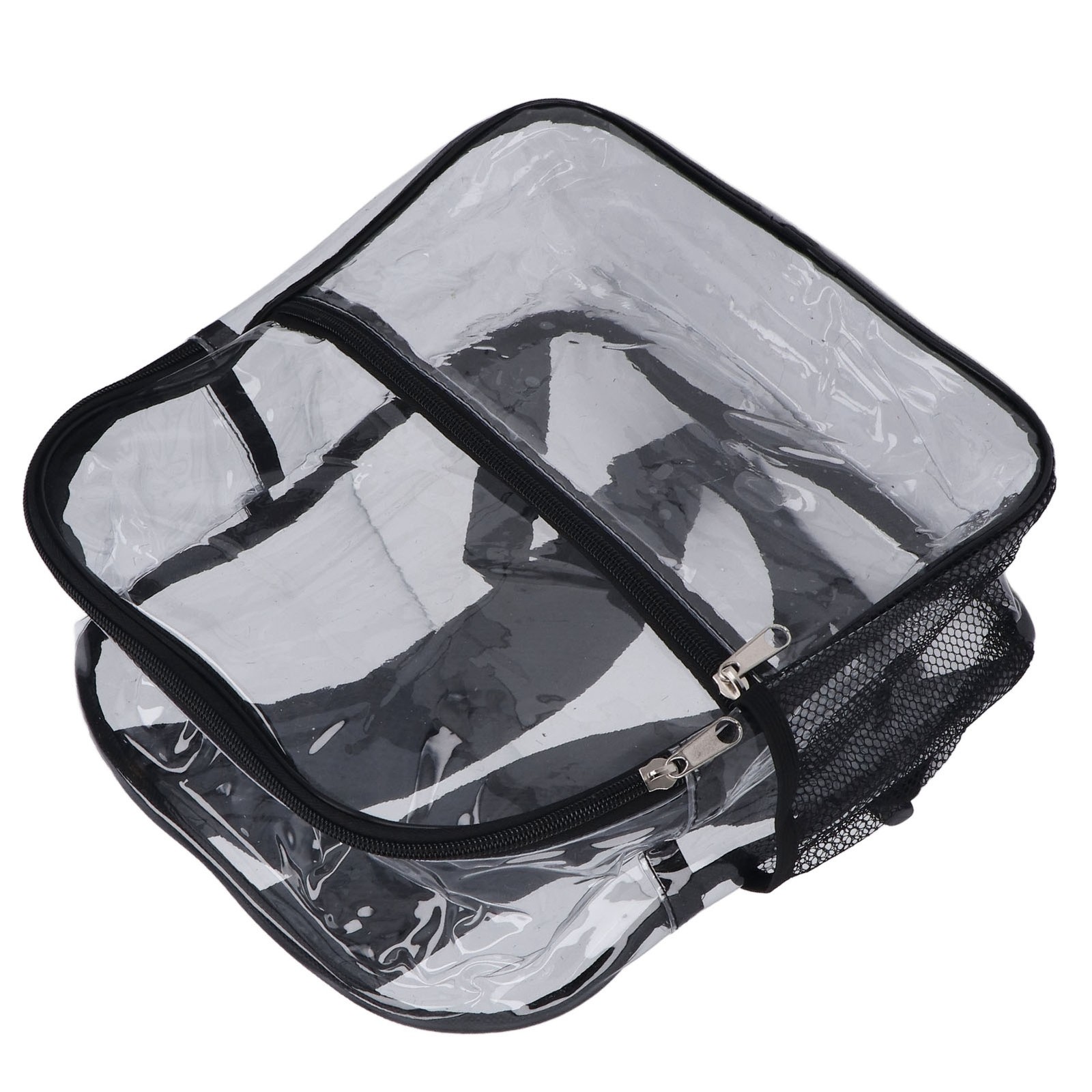 Transparent Backpack Large Capacity See Through Schoolbag Simple Style For EC