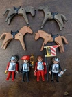 Vintage Playmobil Medieval Knights Horses Western Lot Figures Accessories Toys