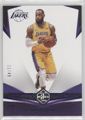 2020-21 Panini Chronicles Limited Blue 11/49 LeBron James #378 7y2