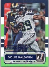 2015 Donruss #92 Doug Baldwin Press Proof Blue #/99