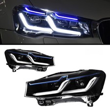 LED Headlights For BMW X3 F25 X4 F26 2014-2017 Xenon HID Modified Headlamp Pair-
