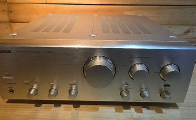 SANSUI AU-a607MR VOLLVERSTÄRKER 90W+90W 8Ω Silber AC100V 50/60Hz 250W