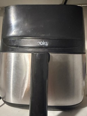Cooks Air Fryer Black Stainless Steel Removable Basket