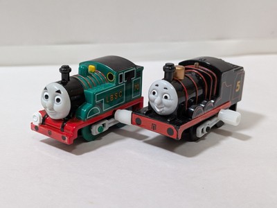 Thomas & Friends Capsule Plarail TOMY Green Thomas and Black James