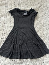 NWT Forever 21 Mini Dress Charcoal Color Size S Short Sleeves Read For Measure