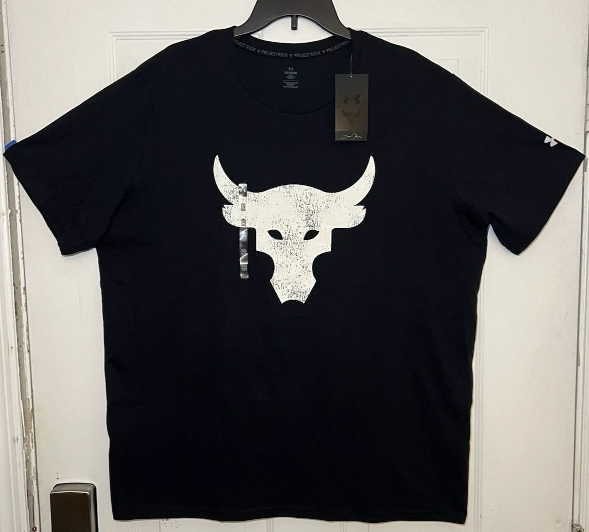Under Armour Men's 2XL Project Rock Brahma Bull Black T-Shirt
Opens in a new window or tab