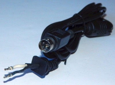 4 polig Mini Power DIN Stecker mit 1,5m Netzteil Kabel 5A 4 pin Hosiden Kycon