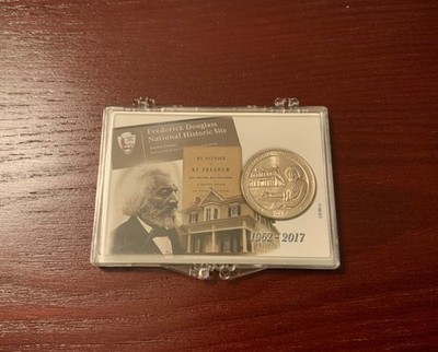 Frederick Douglass Quarter U.S. Mint 2017 BU Coin in Commemorative Case