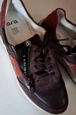 ARA  Damen-Halbschuh,Gr. 7,für lose Einlagen, echt Leder