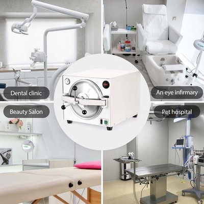 18L Dental Autoclave Steam Sterilizer Vacuum Steam Sterilization 6 Min Heating