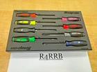 Snap-on Tools USA NEW 8pc MULTI COLOR Mini Grip Screwdriver + Torx Set Foam Rare