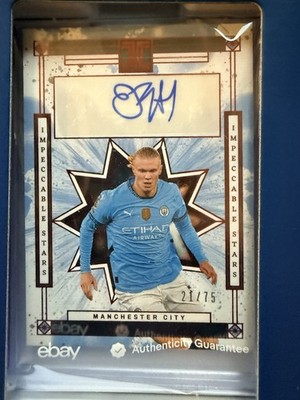 Erling Haaland Auto 21/75 Impeccable Stars