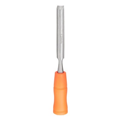 Wood Chisel 1/2'' Outer Beveled Edge Blade Flat Chisel with Handle