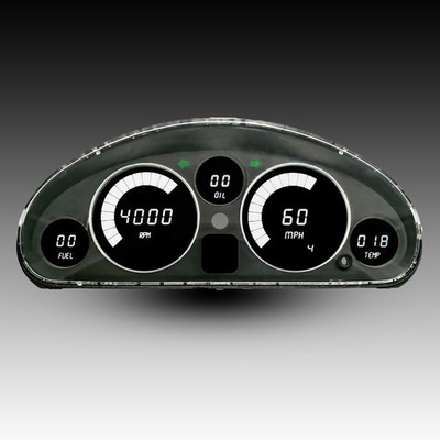Intellitronix White LED Digital Gauge Cluster Set For 90-98 Mazda Miata