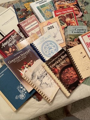 YOU CHOOSE --   Variety of Cookbooks Recipes Spiral Bound some vintage