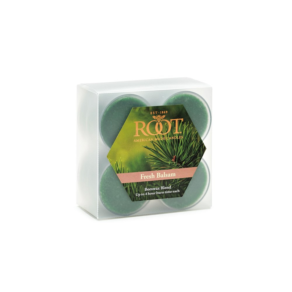 Handcrafted Holiday Scented Beeswax Tealights 4-Hour Burn Time