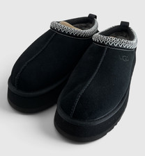 Ugg Tasman II Women's Size 8 Black Platform Slippers