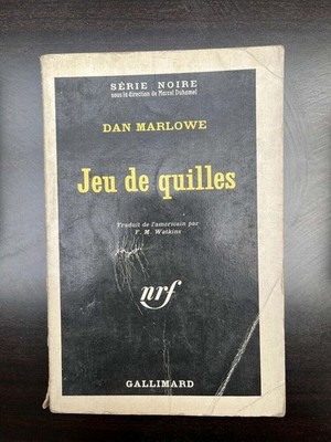 Dan Marlowe: Kegelspiel / Gallimard Série Noire 1963