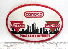 Vintage Conoco Ponca City Oklahoma Oil Gas Refinery Patch Maryland Petroleum