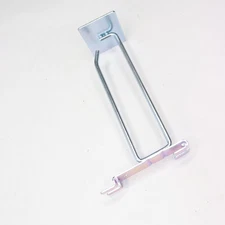 (99-Pk) Slatwall Flip Up Scanner Hooks Zinc 6" x 2"L x 1.25"H