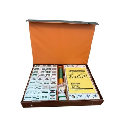 NEW Vintage Mahjong Set 144 Tiles Complete Chinese Mahjong