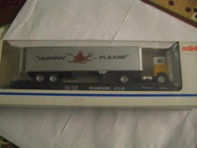Marklin HO 4865 USA Seaboard FlatCar with Truck Set & accesories in orig box